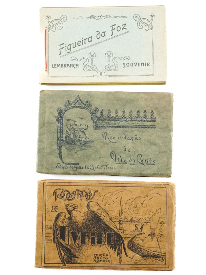 Carnets com postais de terras portuguesas