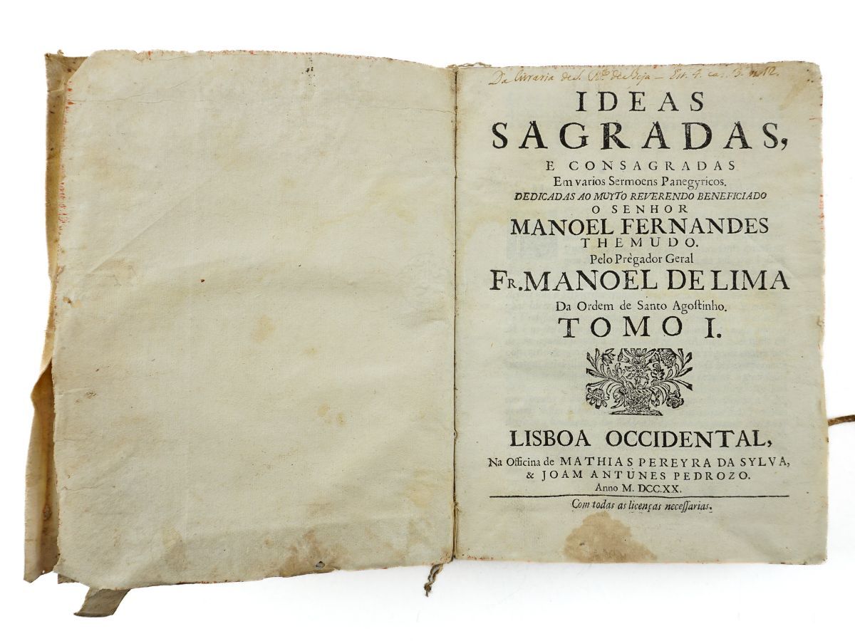 Ideas sagradas e consagradas em varios sermoens panegyricos (1720)