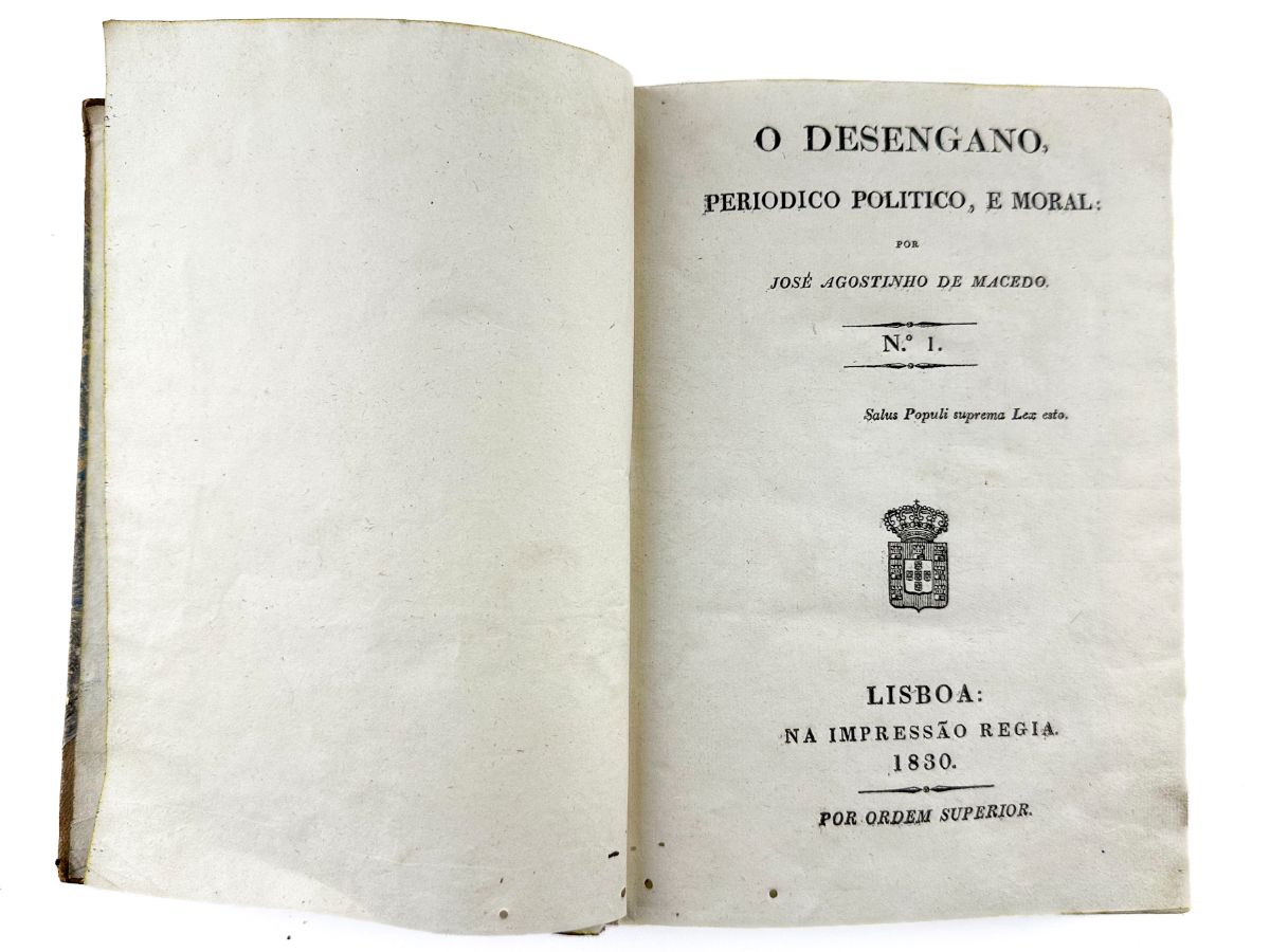 O Desengano periódico político e moral, publicação miguelista (1839)