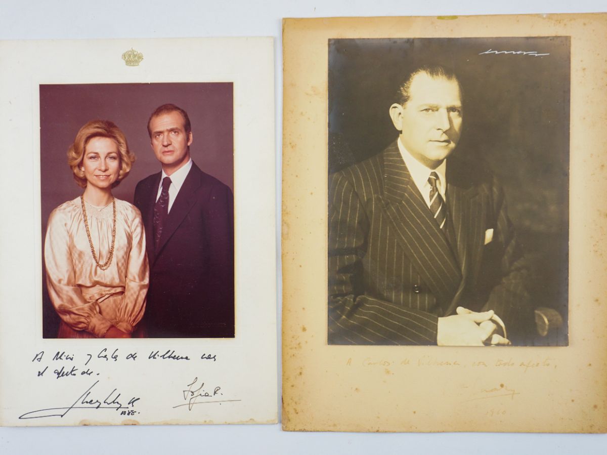 Rei de Espanha Juan Carlos com Rainha Sofia
