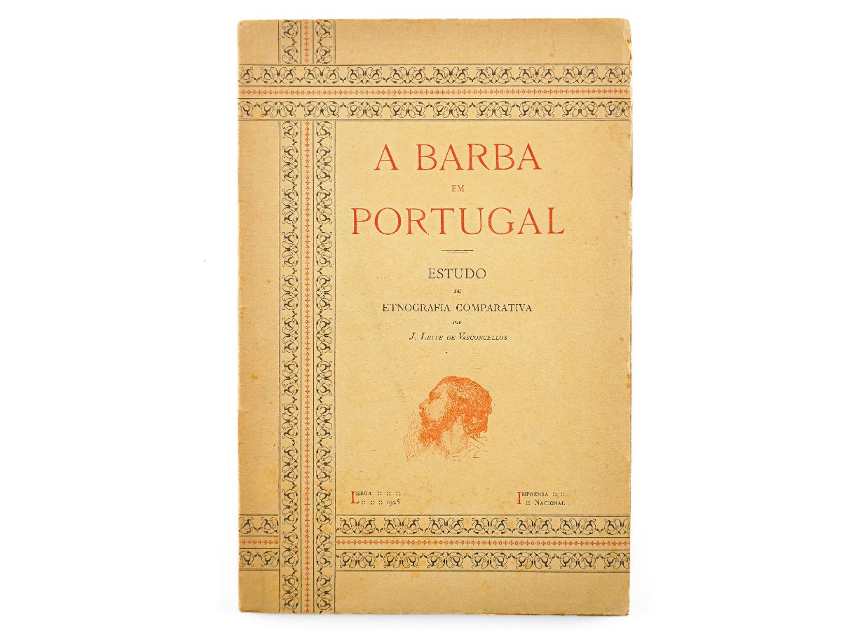 J. Leite de Vasconcelos – A Barba em Portugal – com dedicatória