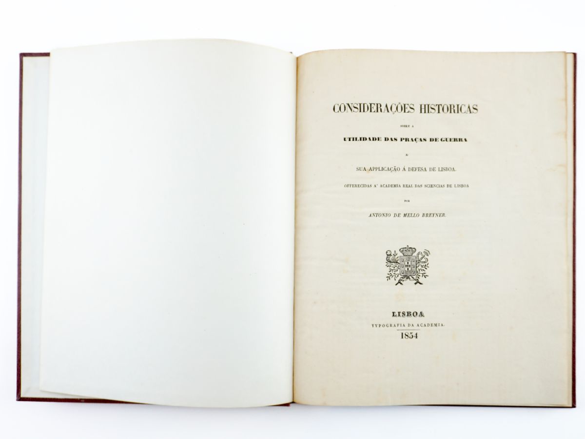 Considerações Históricas Sobre a Utilidade das Praças de Guerra (1854)