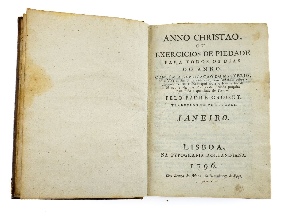 Anno Christao, ou Exercicio de Piedade para todos os dias do Anno.