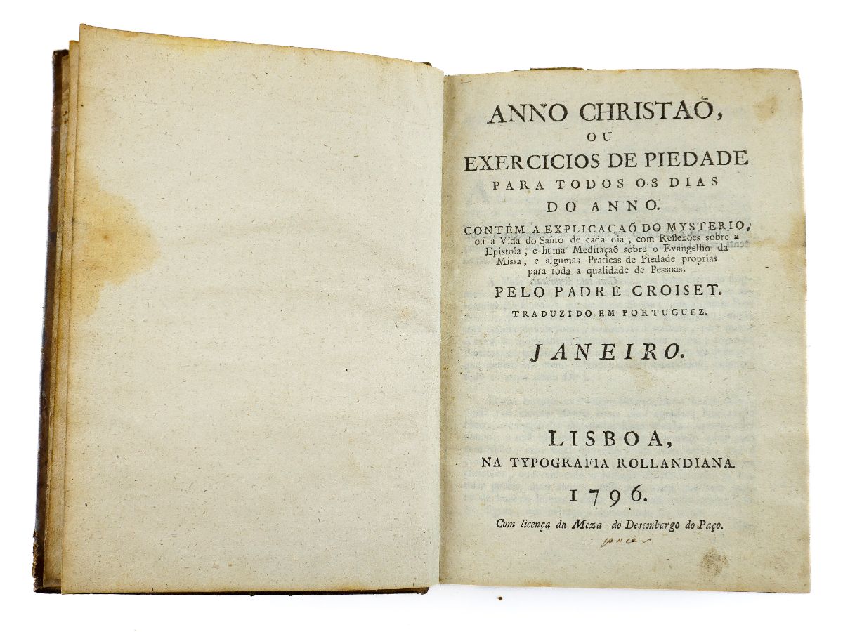 Anno Christao, ou Exercicio de Piedade para todos os dias do Anno.