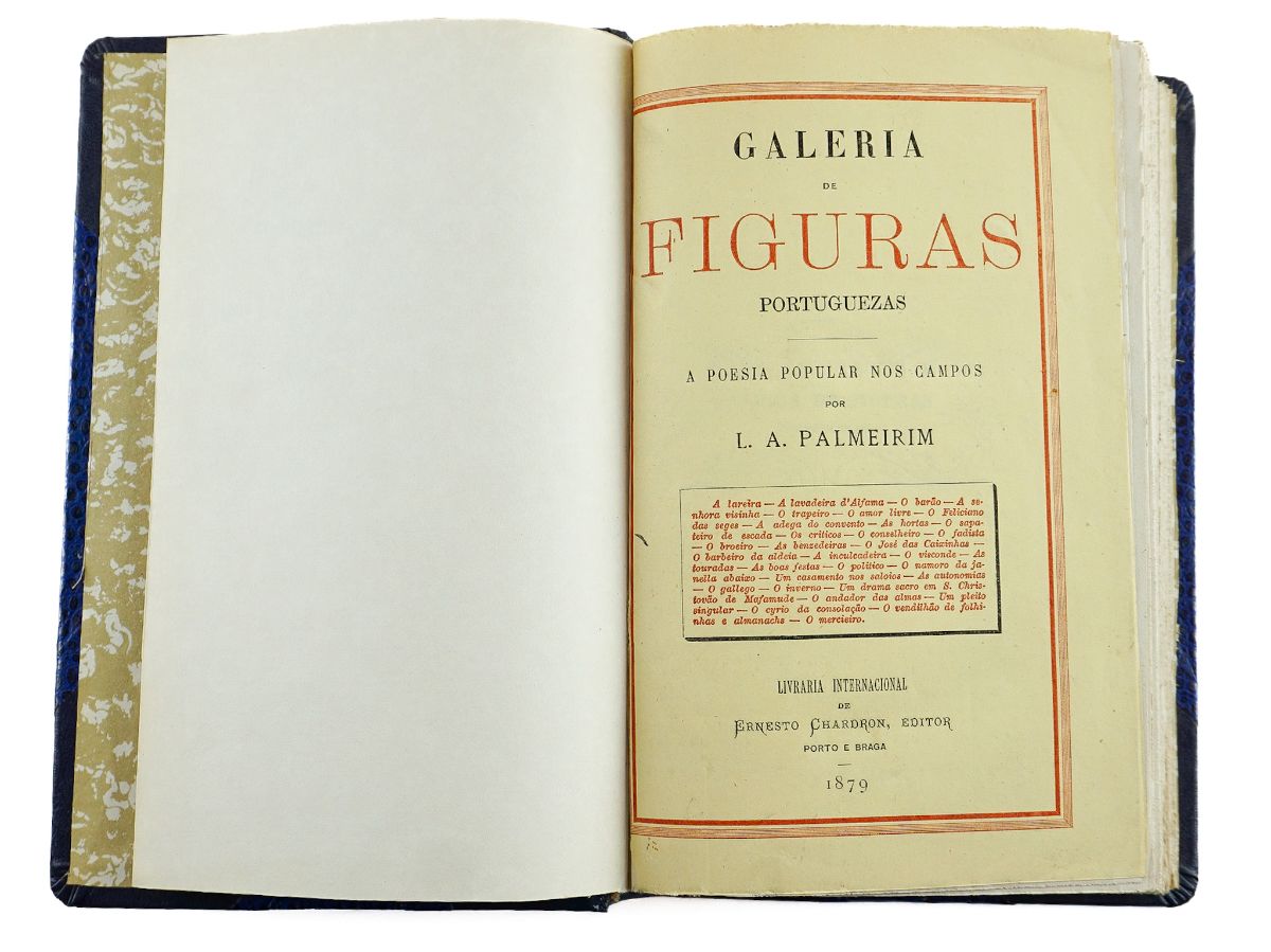 Poesia popular e Galeria de Figuras Portuguesas (1879).