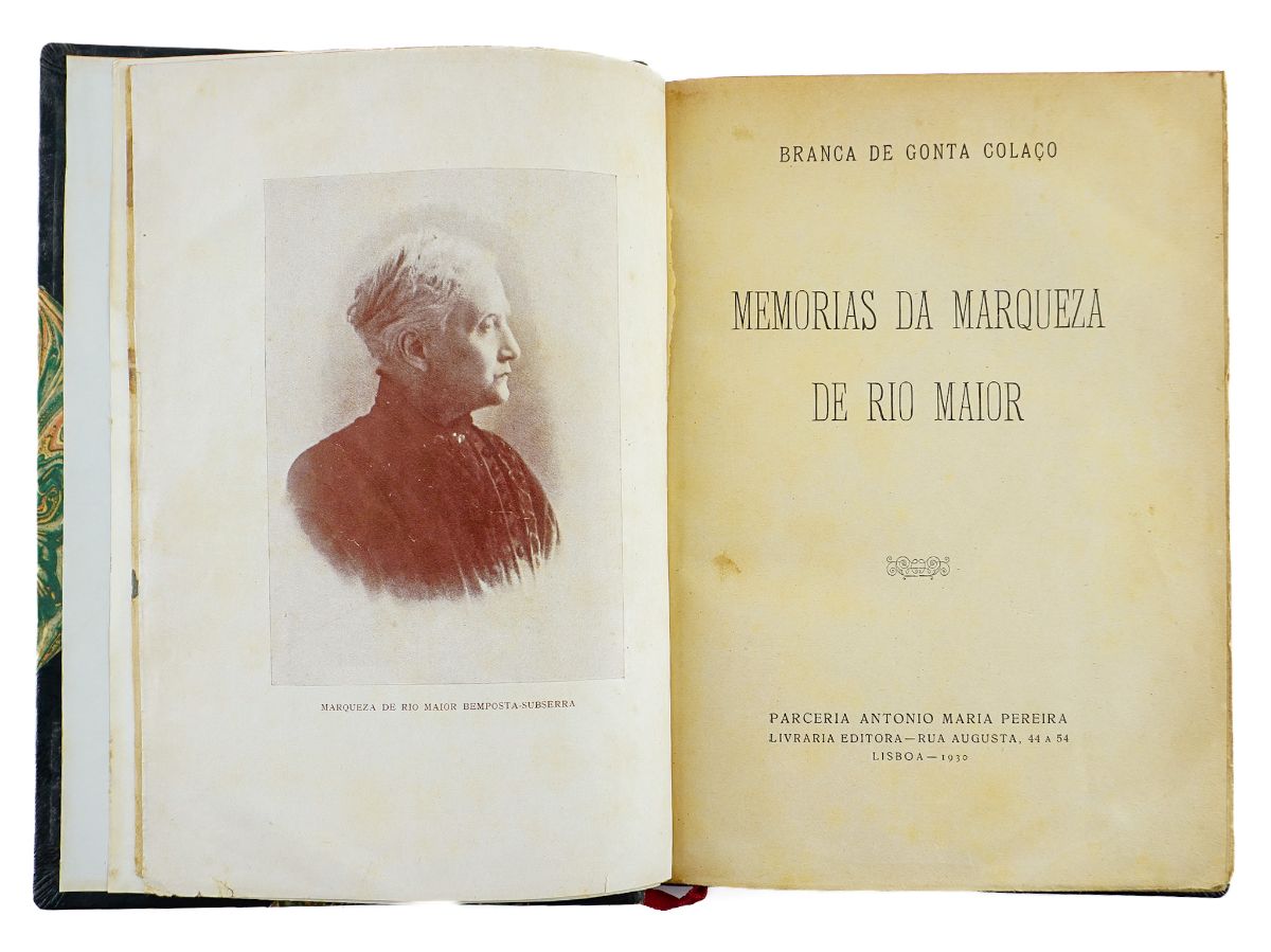 Memórias da Marquesa de Rio Maior (1ª edição)