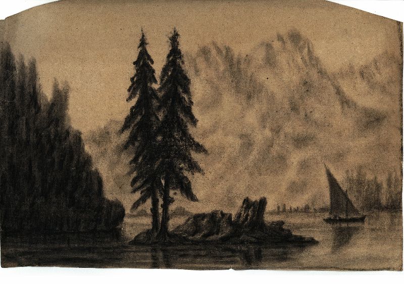 Paisagem com barco