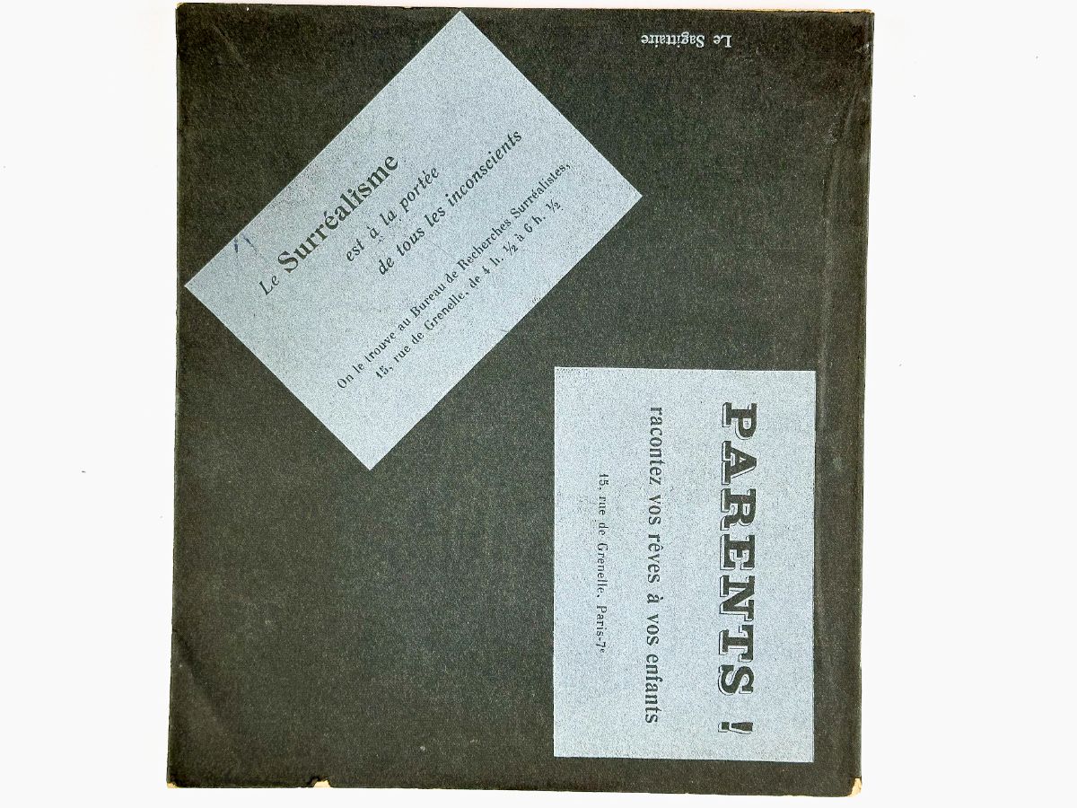 Les Manifestes du Surréalisme – André Breton – Primeira edição