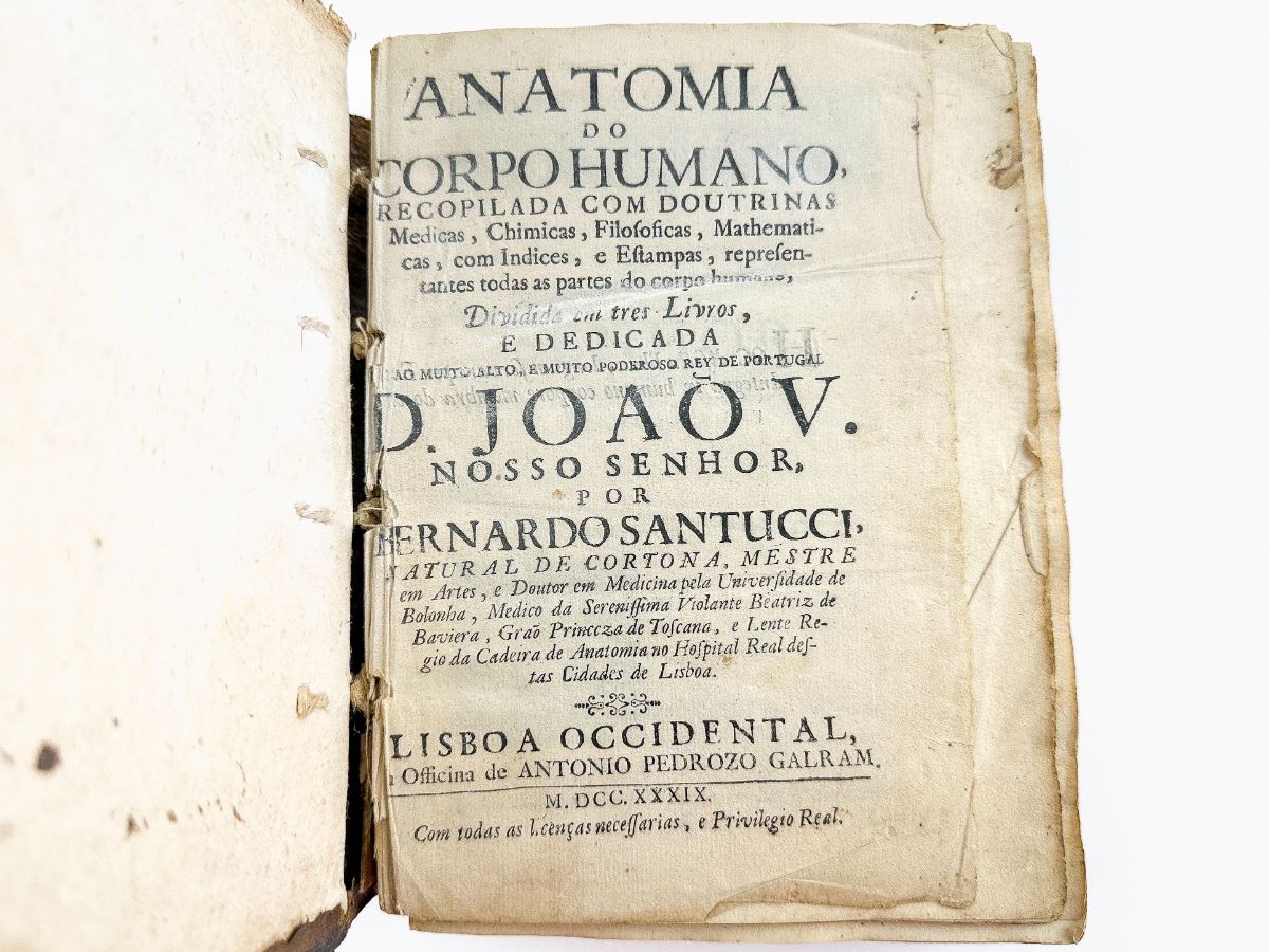 Anatomia do Corpo Humano - 1739