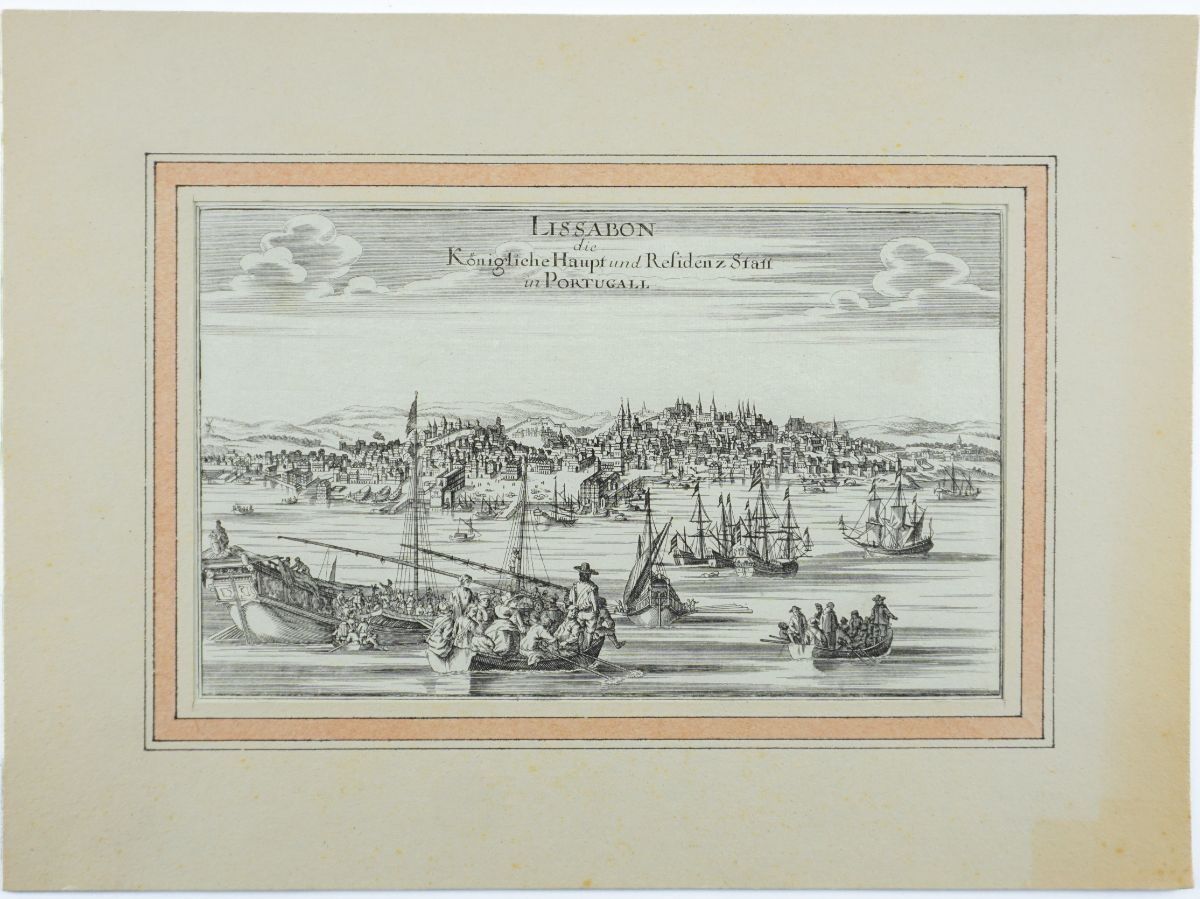 Gravura de Lisboa (1715)