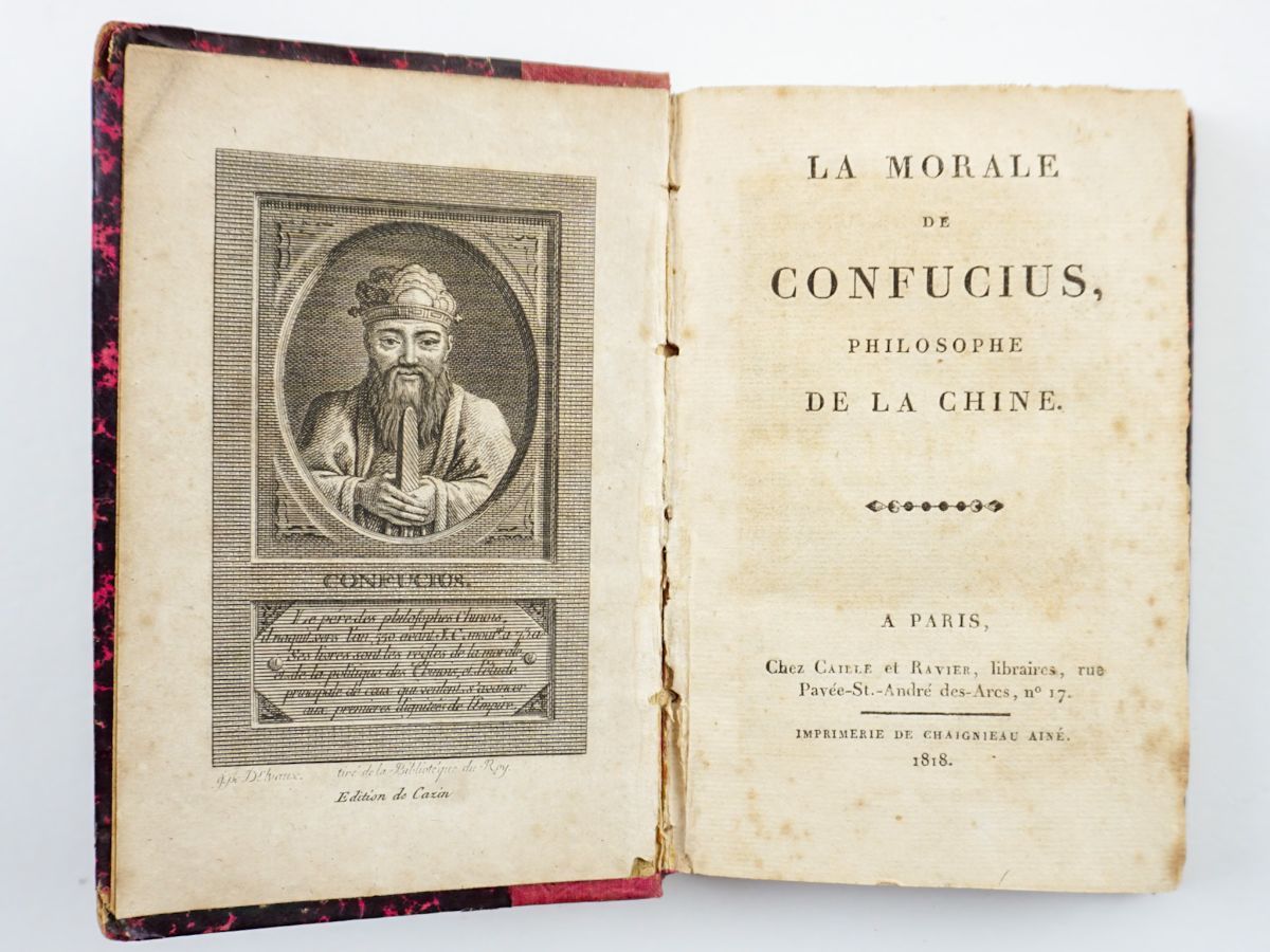 La morale de Confucius, philosophe de la chine (1818)