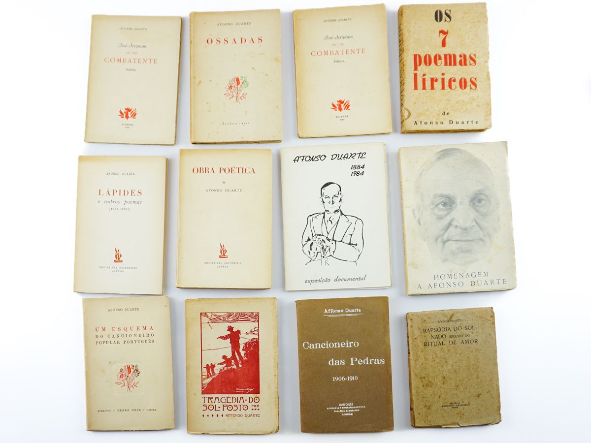Afonso Duarte – primeiros livros do autor