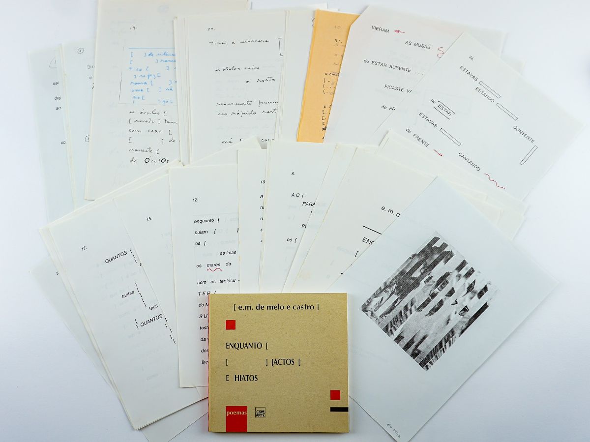 E. M. de Melo e Castro – manuscrito original 