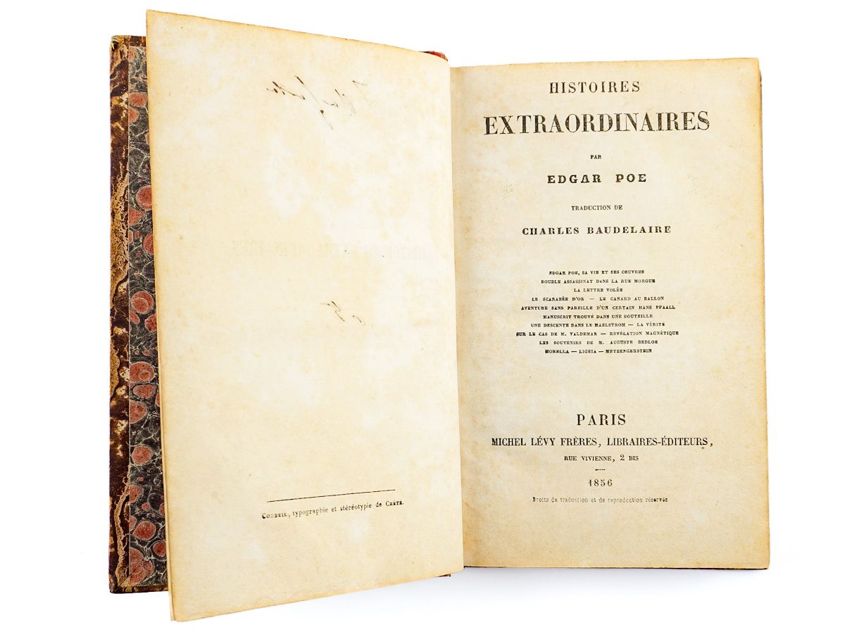 Edgar Allan Poe – Charles Baudelaire (1856)