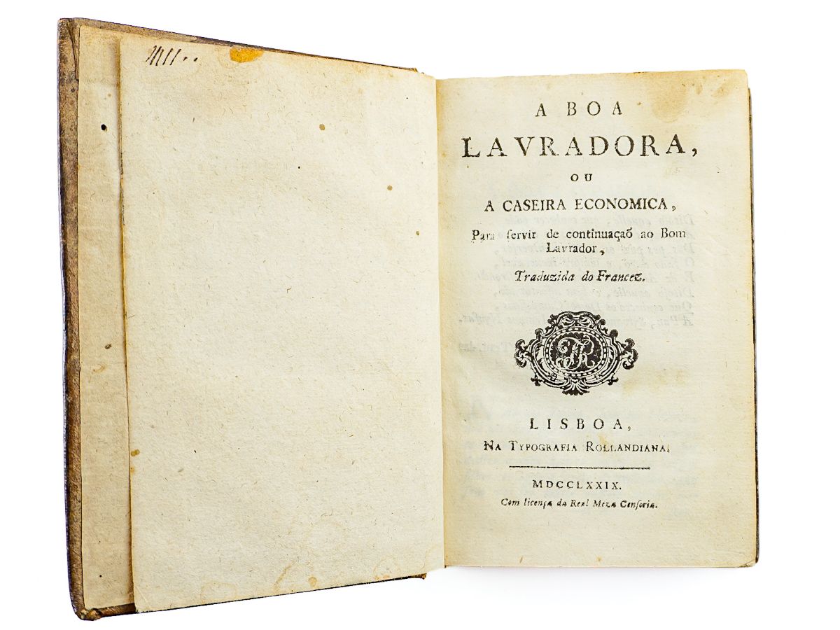 Obra sobre agricultura e gastronomia (1779) 