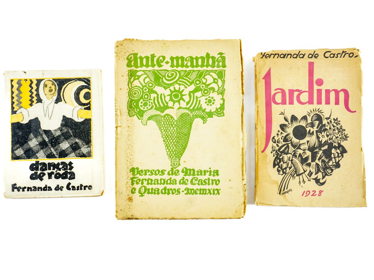 Fernanda de Castro – primeiros livros da autora – com dedicatória