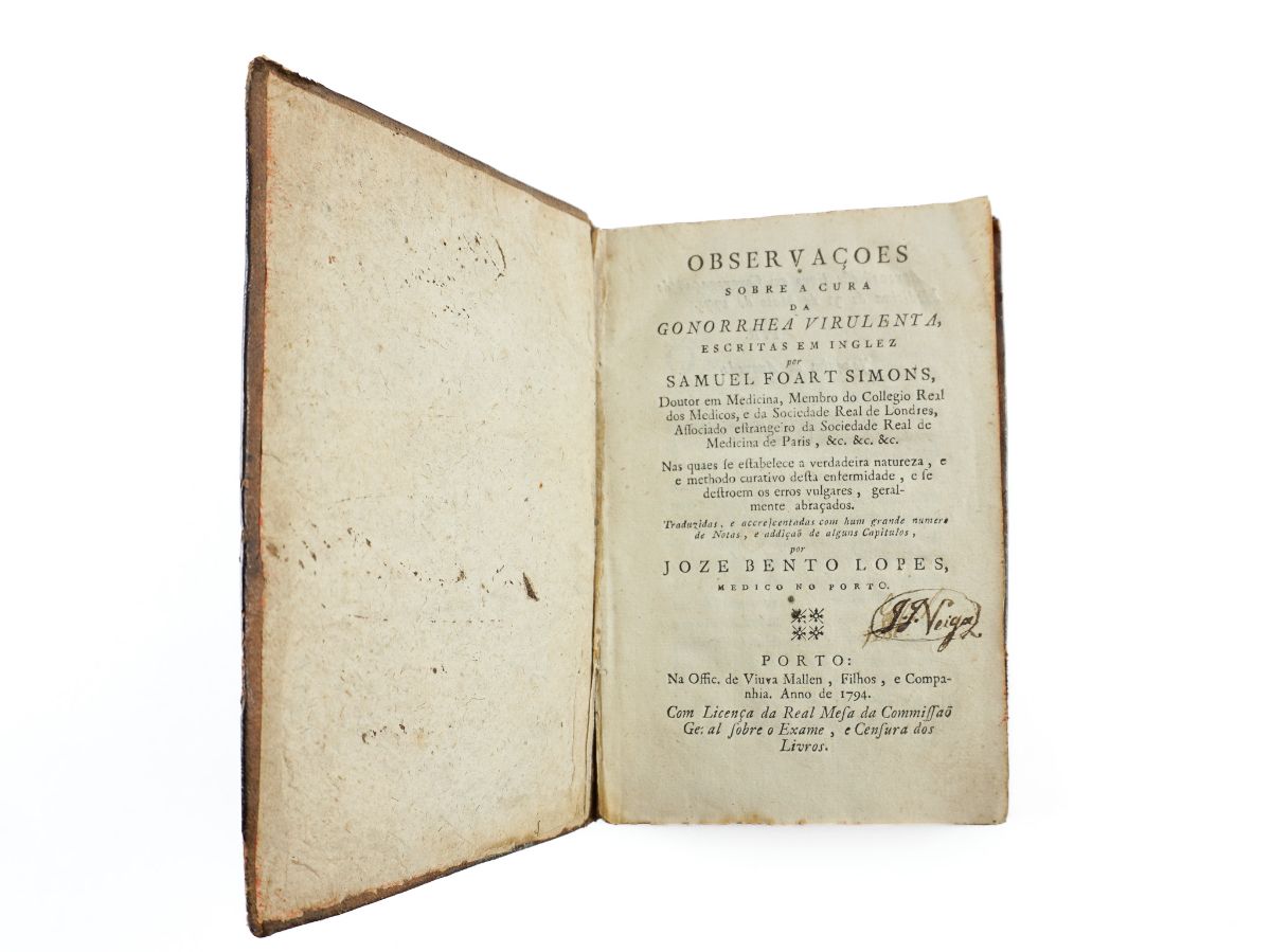 Observações sobre a cura da gonorrhea virulenta (1794)