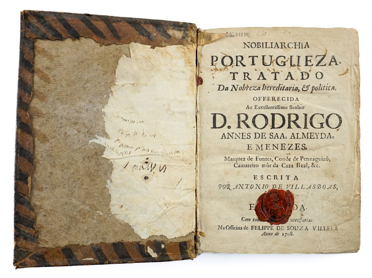 Nobiliarchia Portugueza. Tratado da Nobreza Hereditária &Politica (1708)