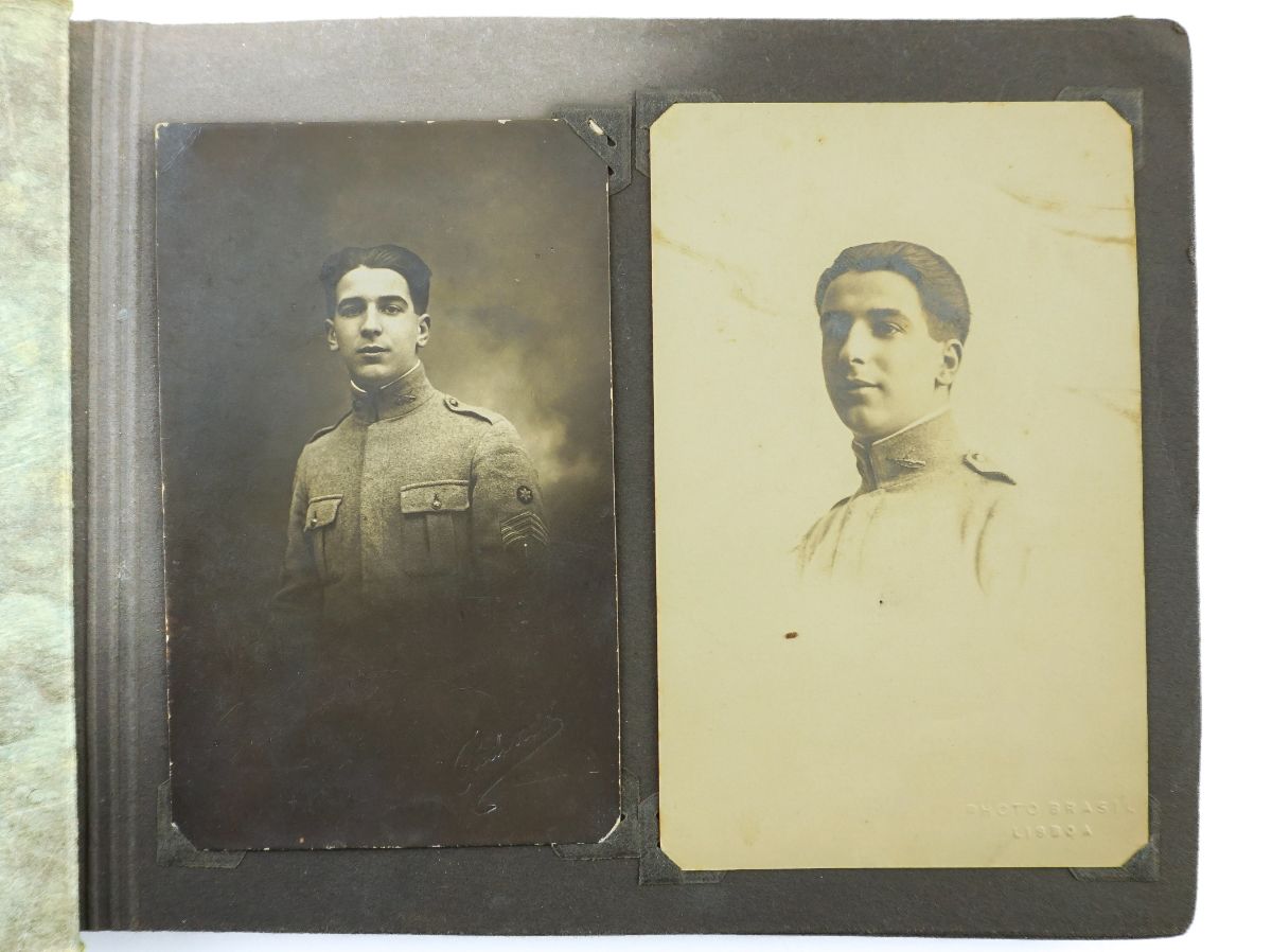 Álbum de Fotografias militares e aviação militar