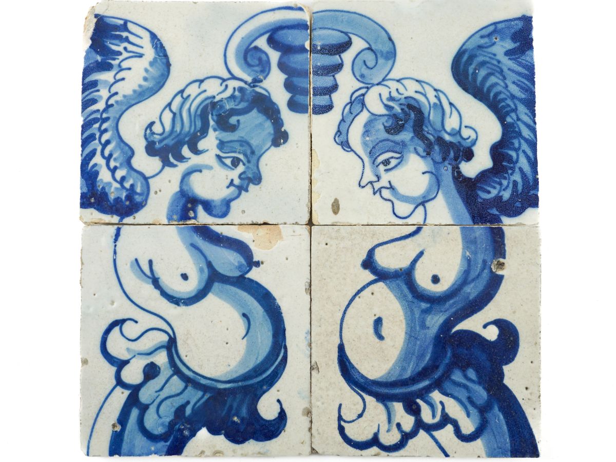 Painel de 4 azulejos