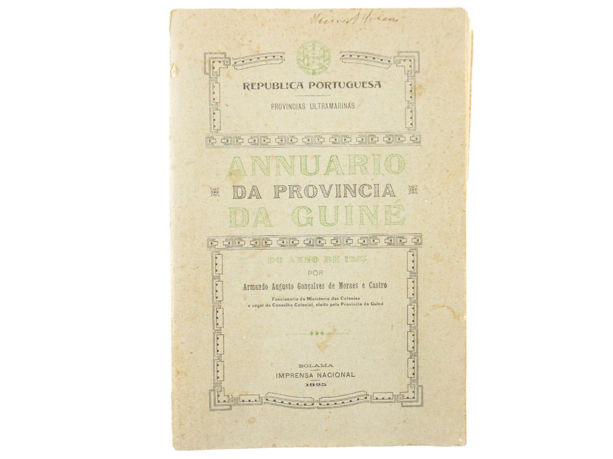 Anuário da Província da Guiné do Amo de 1925