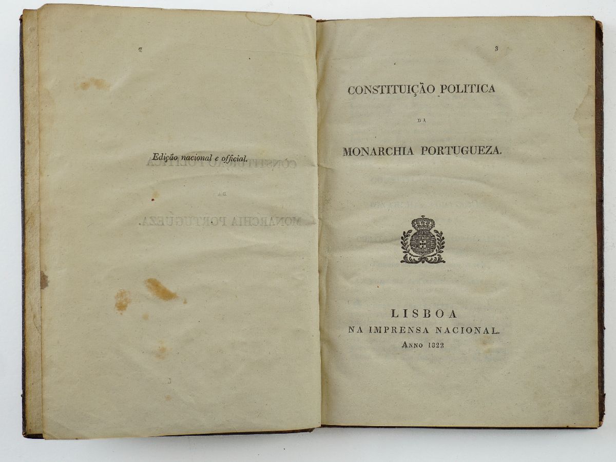 ​Constituição Politica da Monarchia Portugueza de 1822