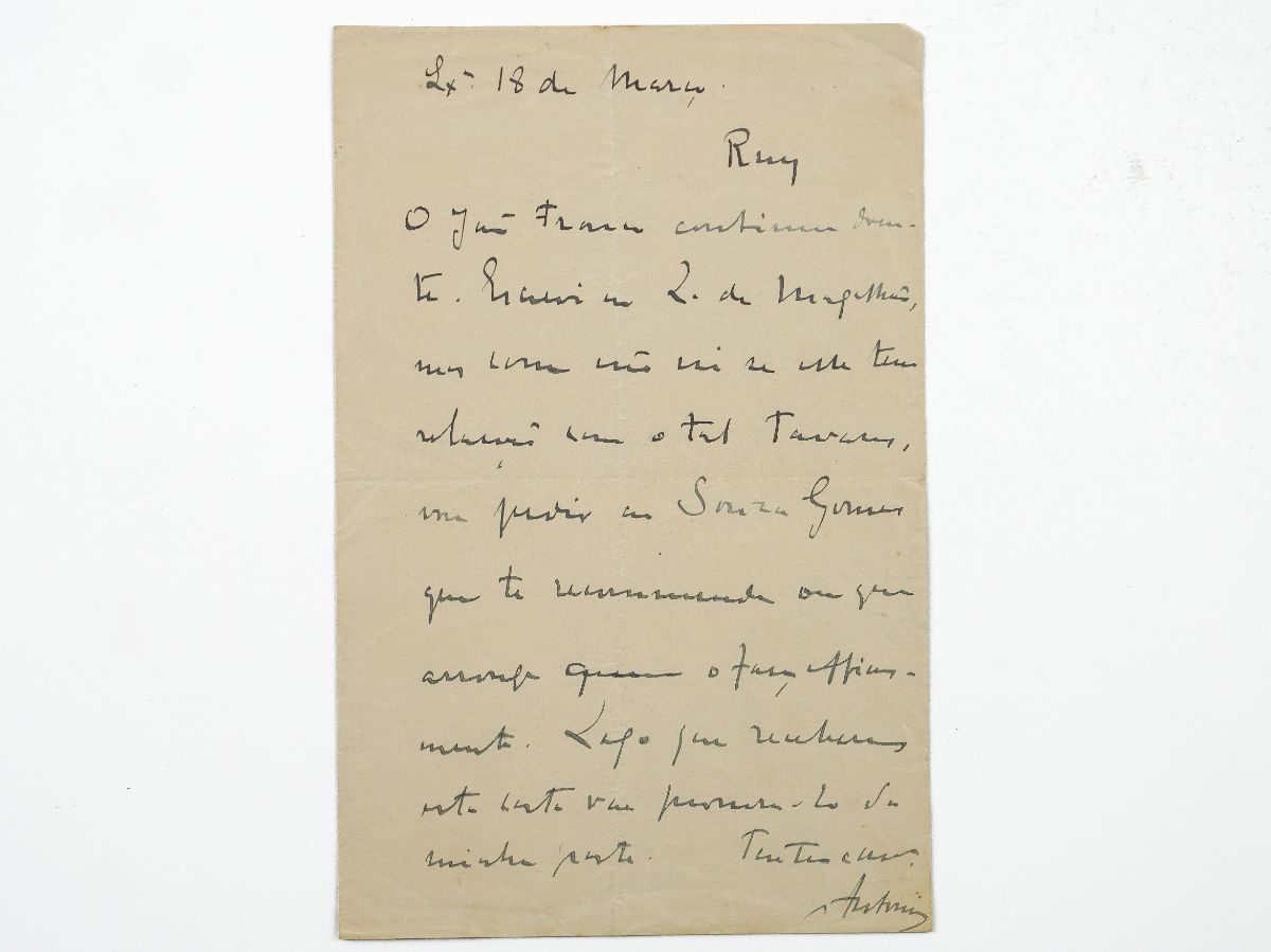 Manuscrito António Feijó
