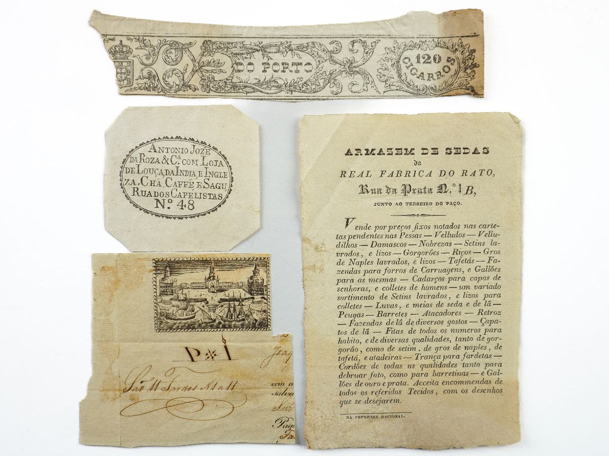 Conjunto de publicidade portuguesa séc XVIII e XIX