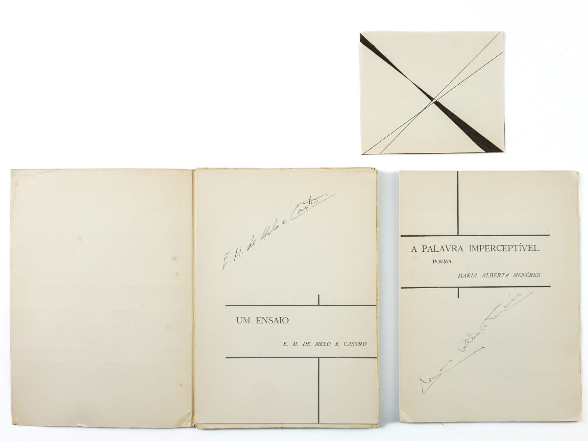 E.M. de Melo e Castro – Maria Alberta Meneres – original desenho
