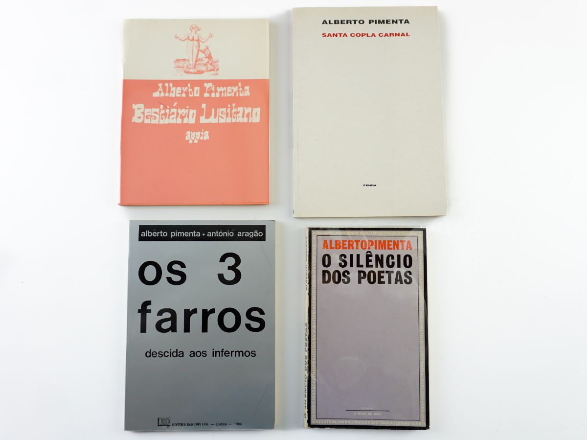 Alberto Pimenta – Primeiras edições