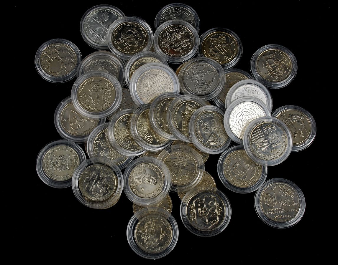 45 moedas portuguesas