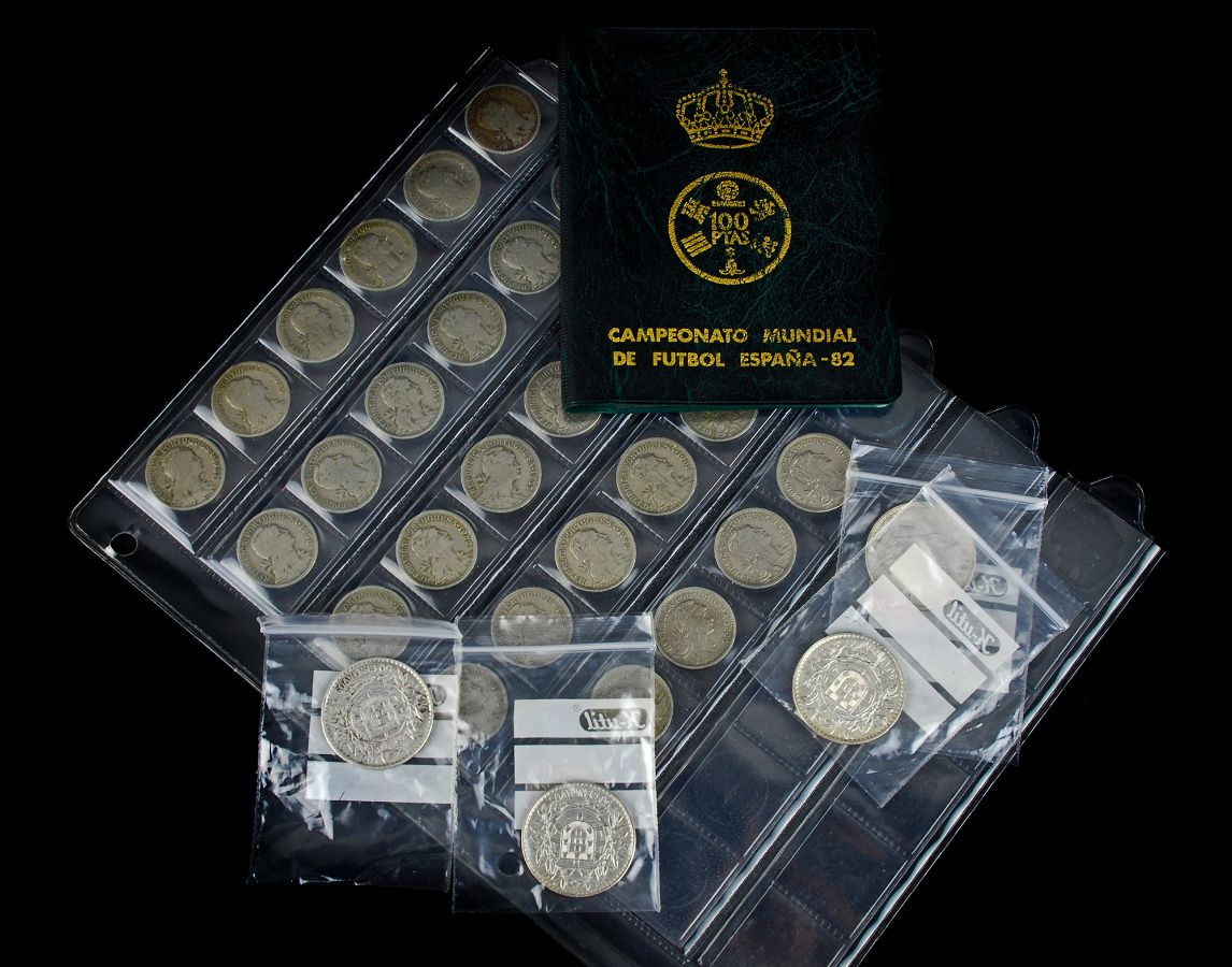 Lote de moedas