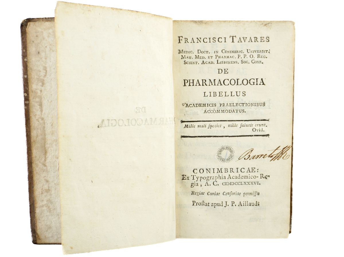 De pharmacologia libellus (1786)