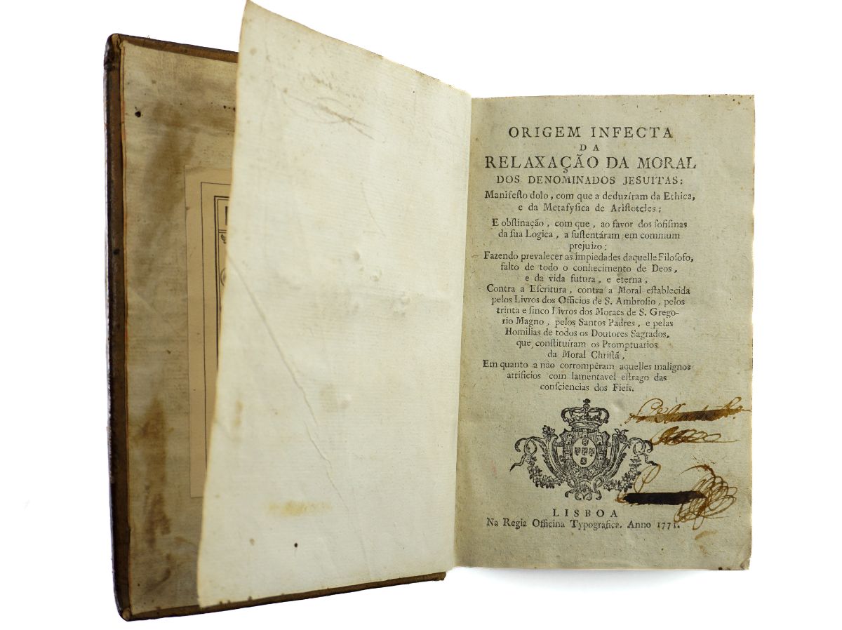 Origem Infecta da Relaxação da Moral dos Denominados Jesuítas (1771)