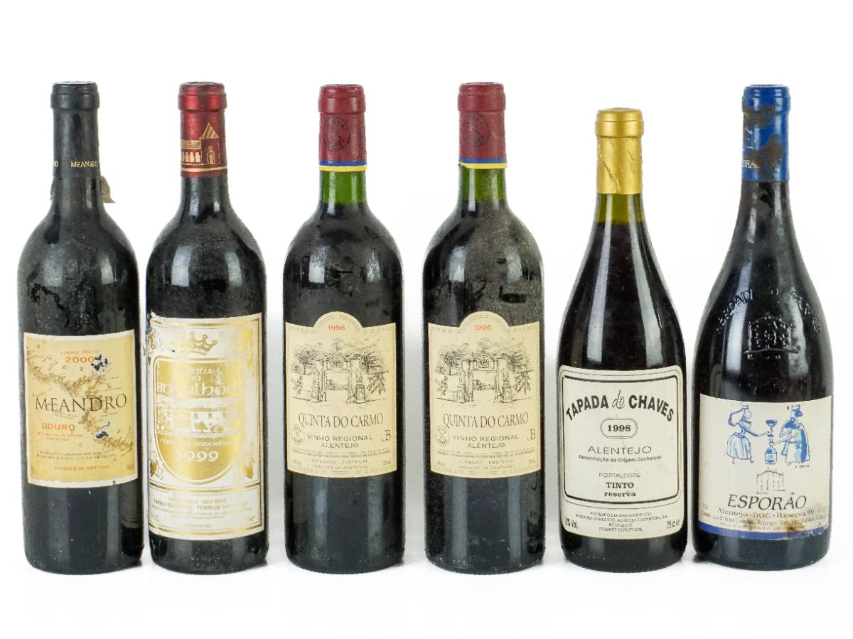 Lote de vinhos tintos portugueses selecionados