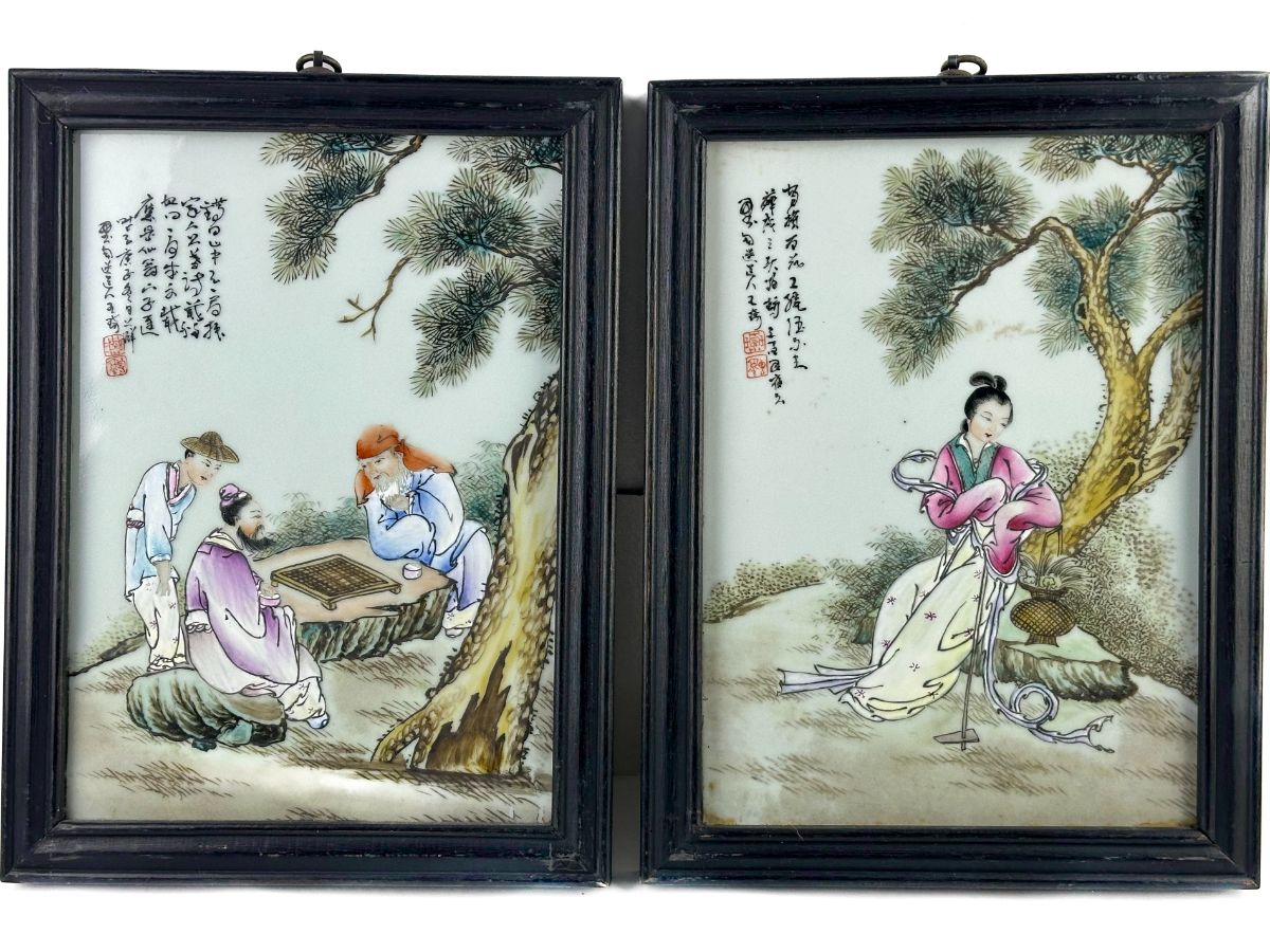 Par de placas chinesas