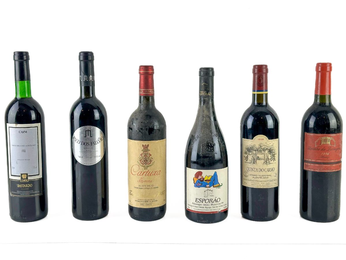 Lote de vinhos tintos portugueses selecionados