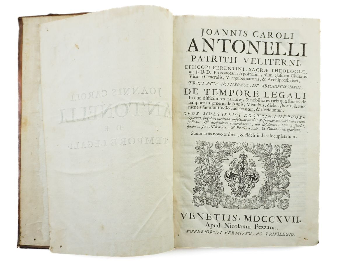 Tractatus novissimus, et absolutissimus De tempore Legali ... (1717)