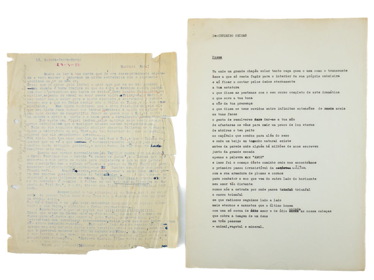 Cruzeiro Seixas – manuscritos - 1950
