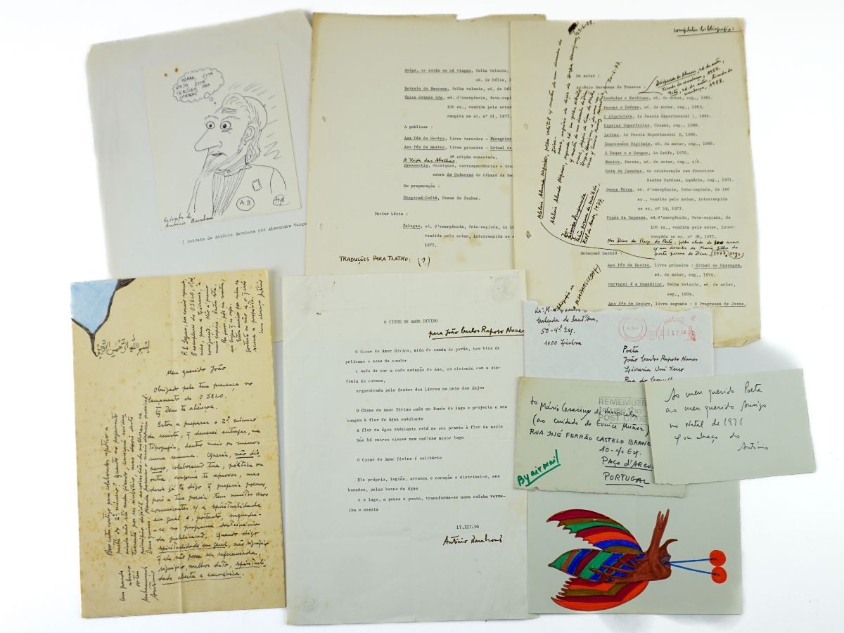 António Barahona – manuscritos e desenhos