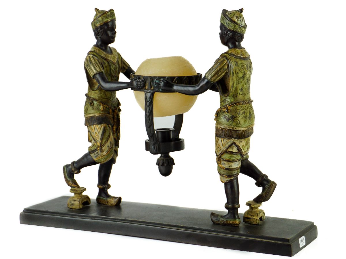 Blackamoor lamp (?)