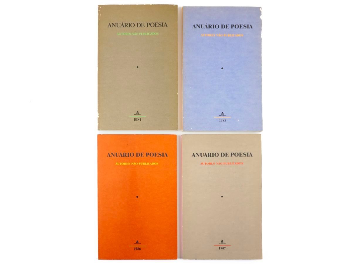 Anuário de Poesia de autores não publicados – Colecção completa