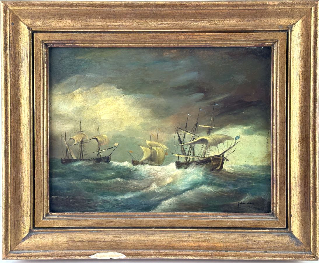 Marinha com barcos