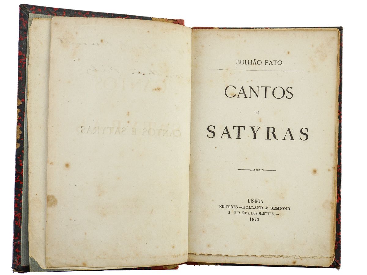 Bulhão Pato – com dedicatória a Alberto Pimentel (1873)