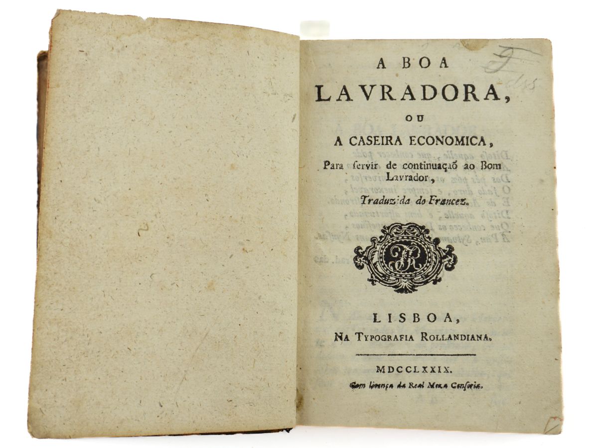 Obra sobre agricultura e gastronomia (1779)