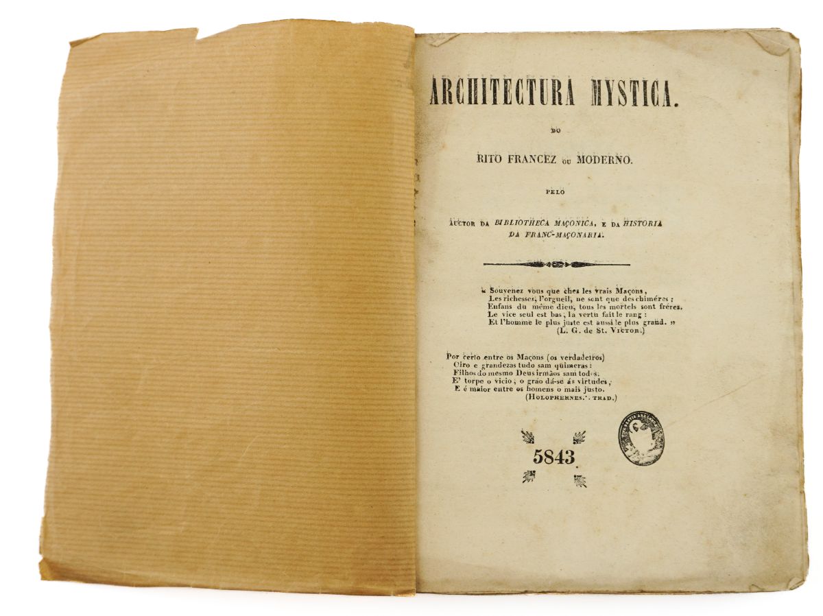 Architectura Mystica. Do Rito Francez ou Moderno (1843)