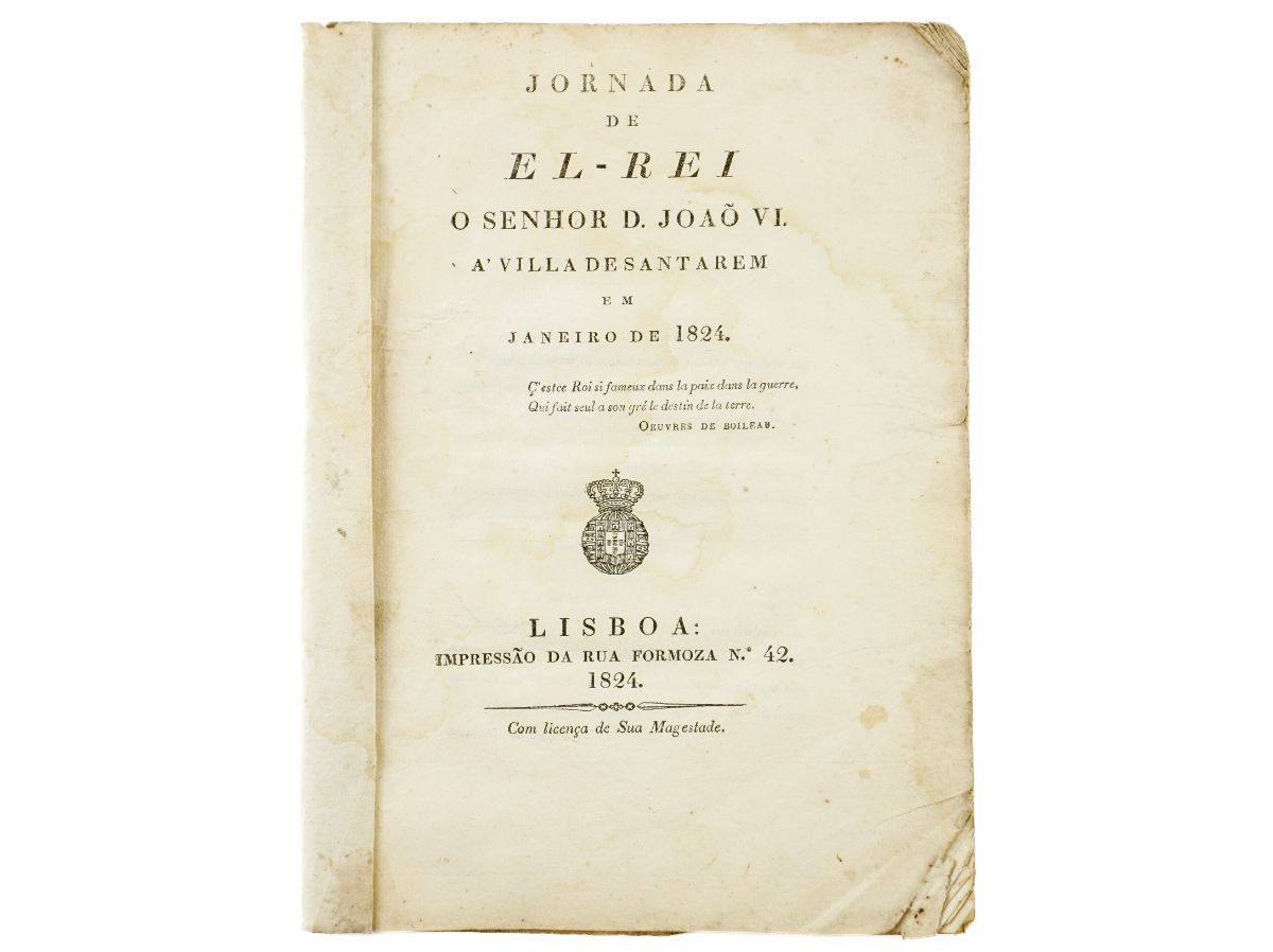 Jornada de El-Rey o senhor D. João VI, à villa de Santarém (1824)