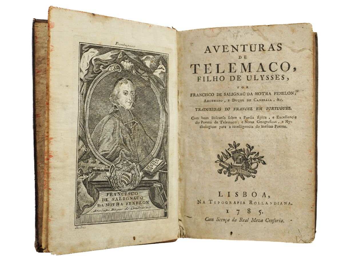 Aventuras de Telemaco, Filho de Ulysses por Francisco de Salignac da Motha Fenelon, Arcebispo, e Duque de Cambraia, &c.