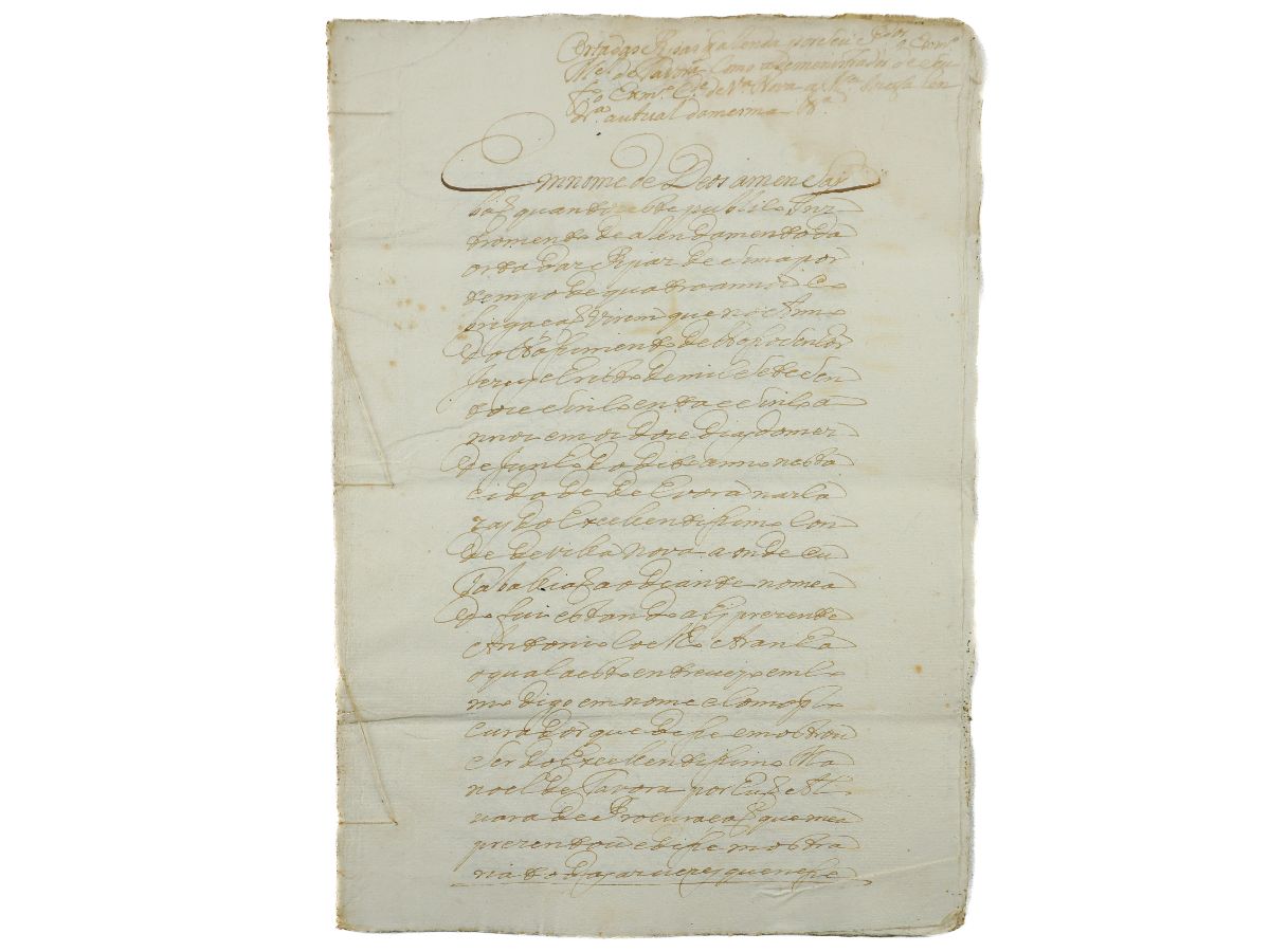 Manuscrito s/ papel