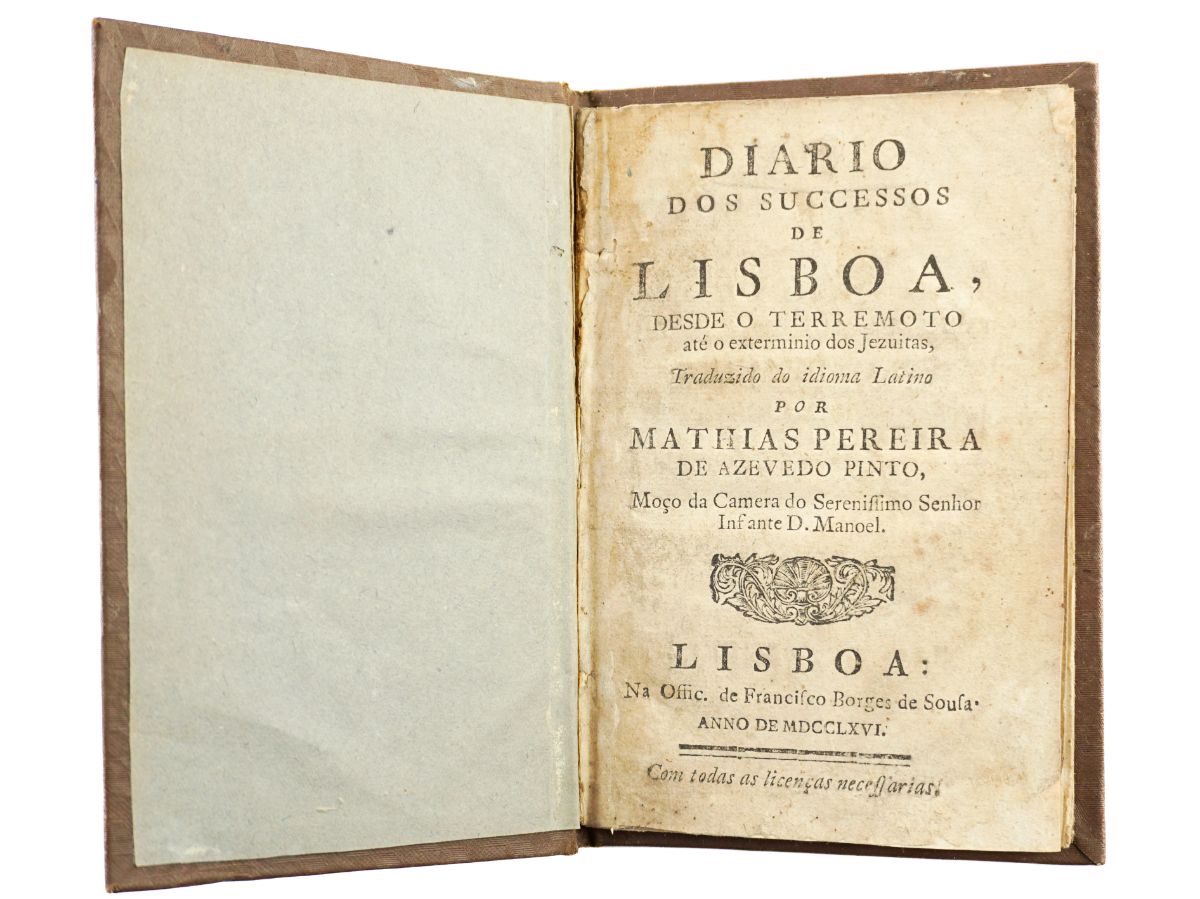 Lisboa, desde o Terramoto até ao Exterminio dos Jezuitas (1766)